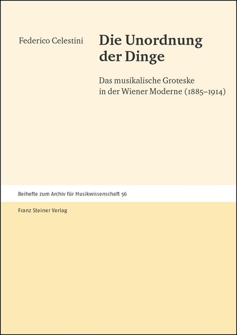 Die Unordnung der Dinge - Federico Celestini