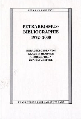 Petrarkismus-Bibliographie 1972-2000 - 