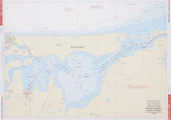 Einzelkarte Barther Bodden – Grabow – Zingst / Saaler Bodden