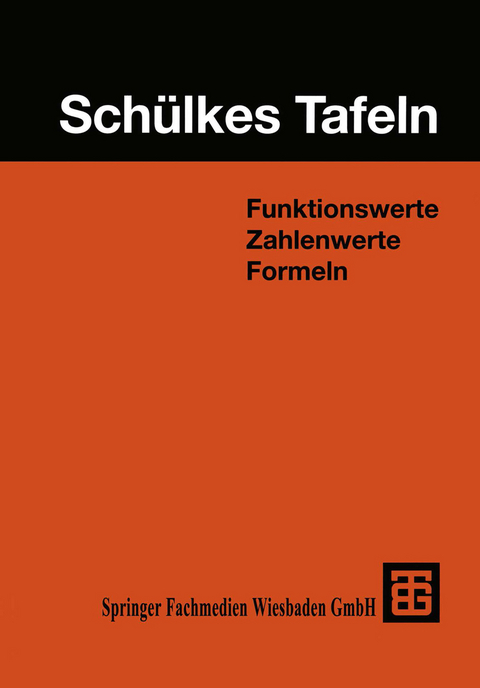 Schülkes Tafeln - Helmut Wunderling, Hartmut Adelsberger