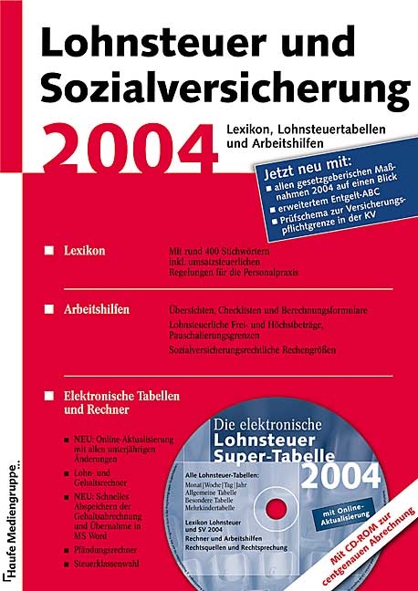 Lohnsteuer und Sozialversicherung 2004