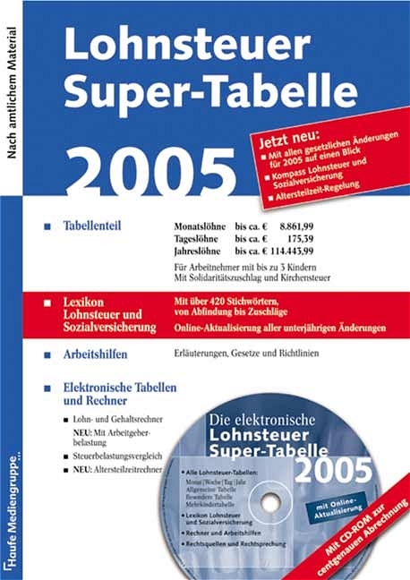 Lohnsteuer Super-Tabelle 2005