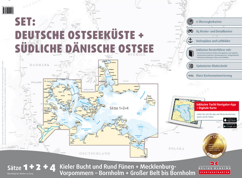 Satz 1, 2 und 4 – Set: Deutsche Ostsee und Südliche dänische Ostsee