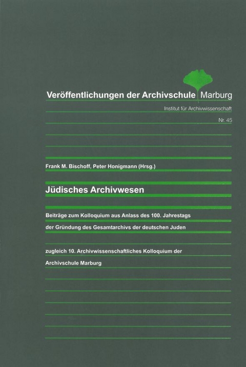 Jüdisches Archivwesen - 