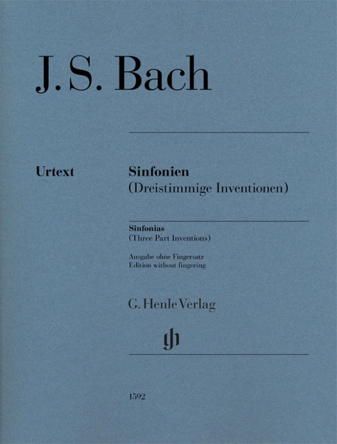 Johann Sebastian Bach - Sinfonien (Dreistimmige Inventionen) - 