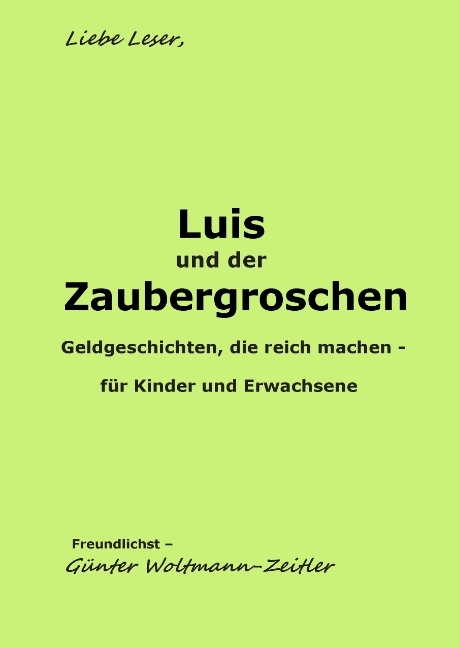 Luis und der Zaubergroschen - Günter Woltmann-Zeitler