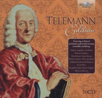 Telemann Edition, 50 Audio-CDs - Georg Philipp Telemann