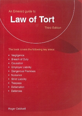 Law Of Tort - Roger Caldwell