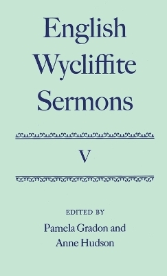 English Wycliffite Sermons: Volume V - 