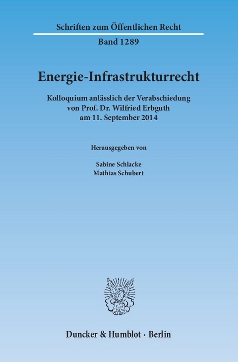 Energie-Infrastrukturrecht. - 