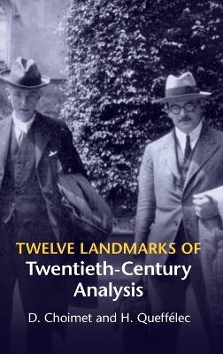 Twelve Landmarks of Twentieth-Century Analysis - D. Choimet, H. Queffélec