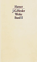 Werke Band II - Johann Gottfried Herder