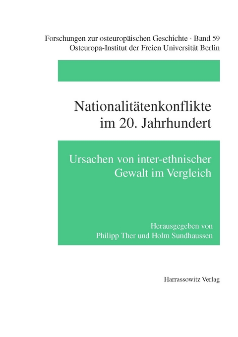 Nationalitätenkonflikte im 20. Jahrhundert - 