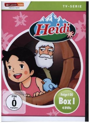 Heidi (TV-Serie, Classic). Tl-Box.1, 4 DVDs