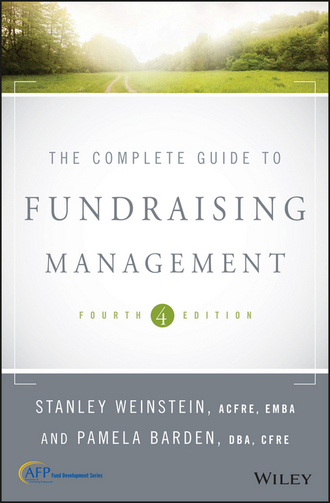 Complete Guide to Fundraising Management -  Pamela Barden,  Stanley Weinstein