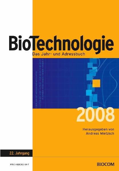 BioTechnologie - Das Jahr- und Adressbuch 2008 - 