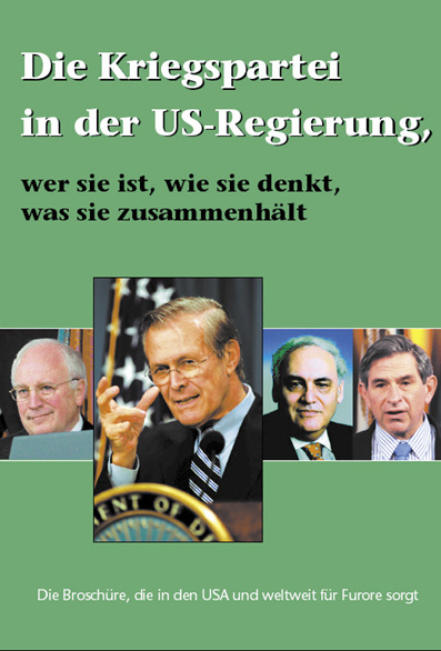 Die Kriegspartei in der US-Regierung - Lyndon Larouche, Jeffrey Steinberg, Tony Papert, Scott Thompson