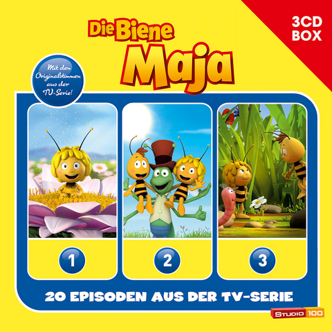 Die Biene Maja - 3-CD Hörspielbox zur neuen TV-Serie (CGI). Vol.1, 3 Audio-CDs