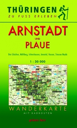 Wanderkarte Arnstadt und Plaue - 