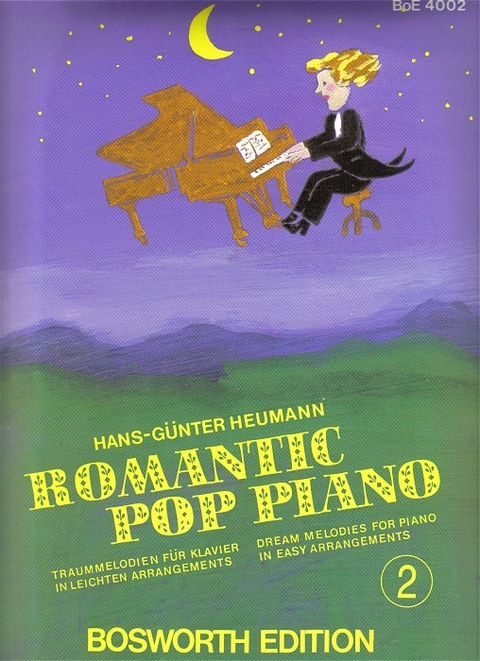 Romantic Pop Piano. Traummelodien für Klavier in leichten Arrangements / Romantic Pop Piano 2 - Hans G Heumann