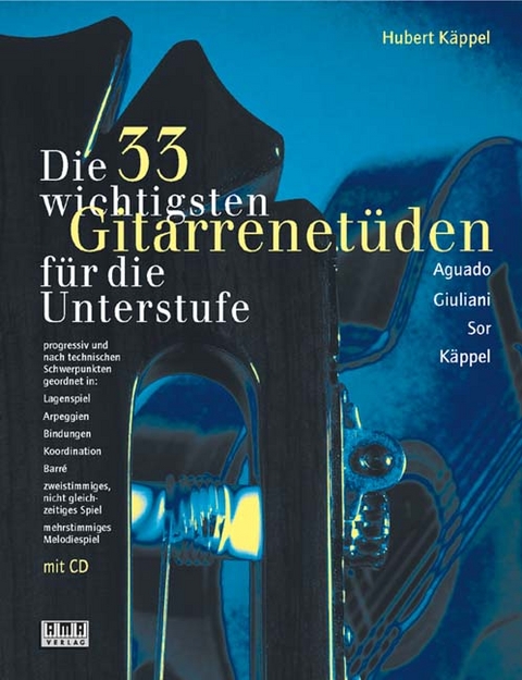 Die 33 wichtigsten Gitarrenetüden - Hubert Käppel