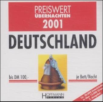 Preiswert Übernachten 2002 Deutschland. Bis Euro 55,- je Bett/Nacht