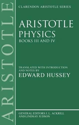 Physics Books III and IV -  Aristotle