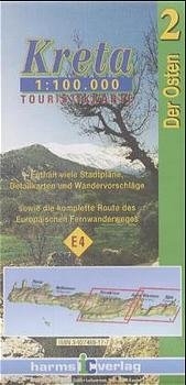 Kreta Touristikkarten Westen und Osten. 1:100.000 / Kreta (Osten) - Harald Harms, Klaus P Lawall, Marcus Wirth