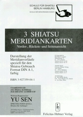 3 Shiatsu Meridiankarten - Elli Mann-Langhof