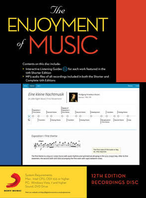 The Norton Recordings to accompany the Enjoyment of Music, 12e - Kristine Forney