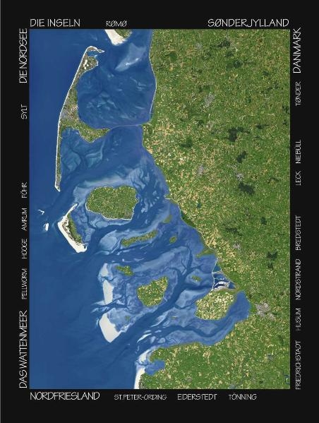 Satellitenposter Nordfriesland - 