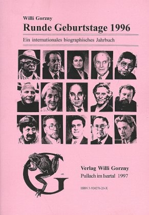 Runde Geburtstage 1996 - Willi Gorzny