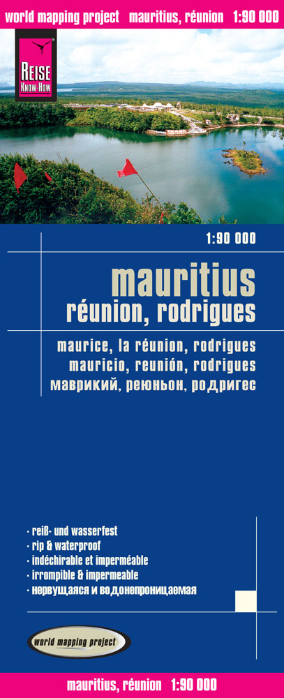 Reise Know-How Landkarte Mauritius, Réunion, Rodrigues (1:90.000) - Reise Know-How Verlag Reise Know-How Verlag Peter Rump