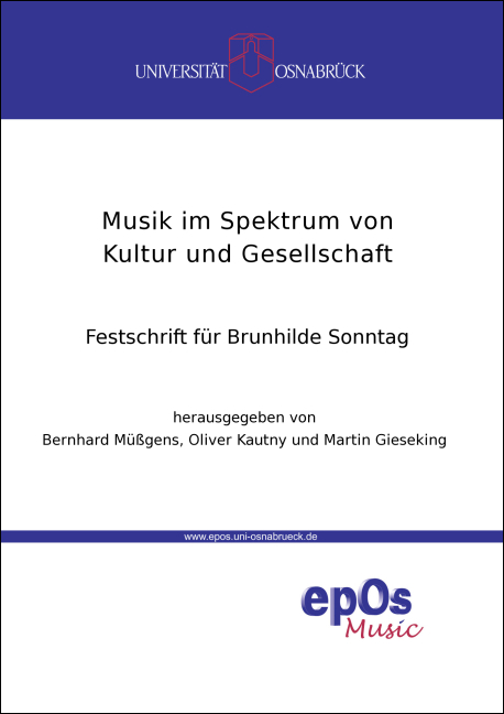 Musik im Spektrum von Kultur und Gesellschaft - 