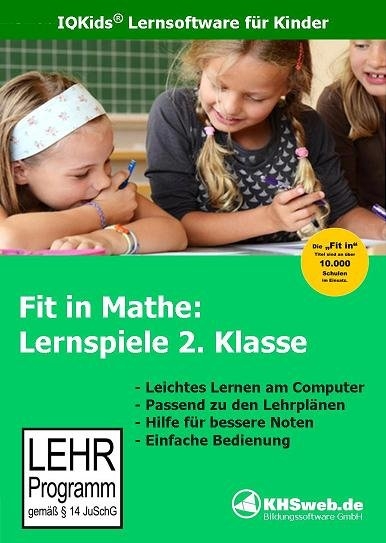 Fit in Mathe: Lernspiele 2. Klasse - Windows 10 / 8 / 7 / Vista / XP - Evelyn Heim