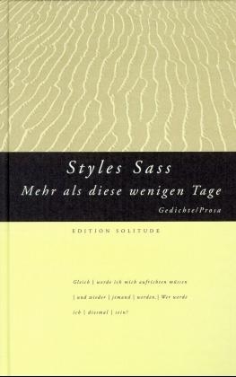 Mehr als diese wenigen Tage - Styles Sass