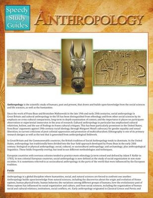 Anthropology (Speedy Study Guides) -  Speedy Publishing LLC