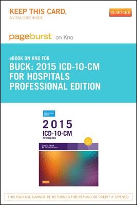 2016 ICD-10-CM Hospital Professional Edition - Elsevier eBook on Intel Education Study (Retail Access Card) - Carol J Buck