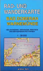 Rad- und Wanderkarte "Bad Doberan - Warnemünde" - 