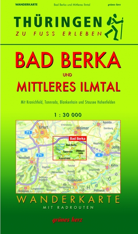 Wanderkarte Bad Berka und Mittleres Ilmtal - 