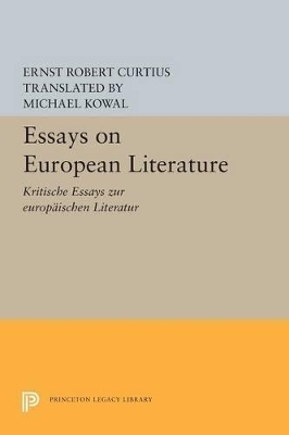 Essays on European Literature - Ernst Robert Curtius