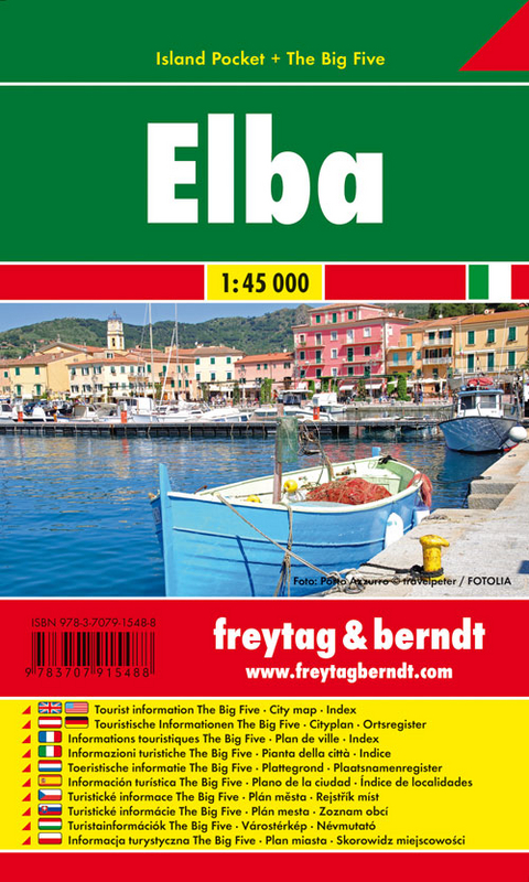 Elba, Island Pocket, Autokarte 1:45.000 - 