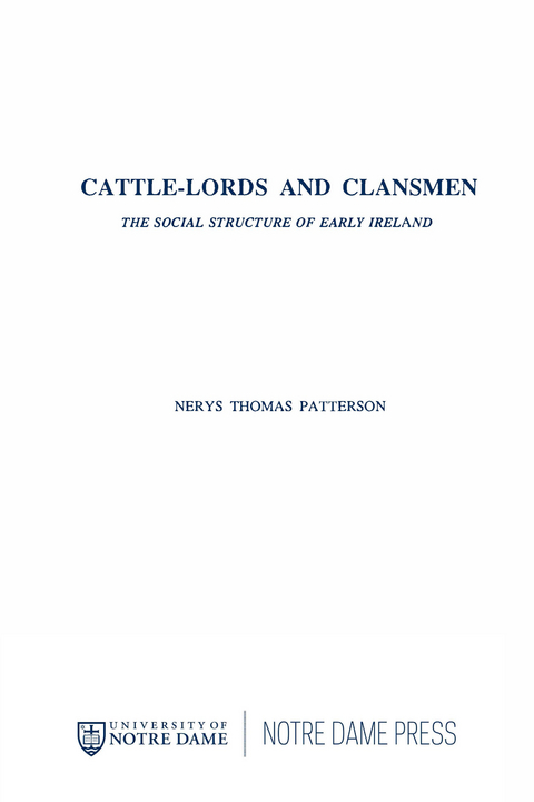 Cattle Lords and Clansmen -  Nerys T. Patterson