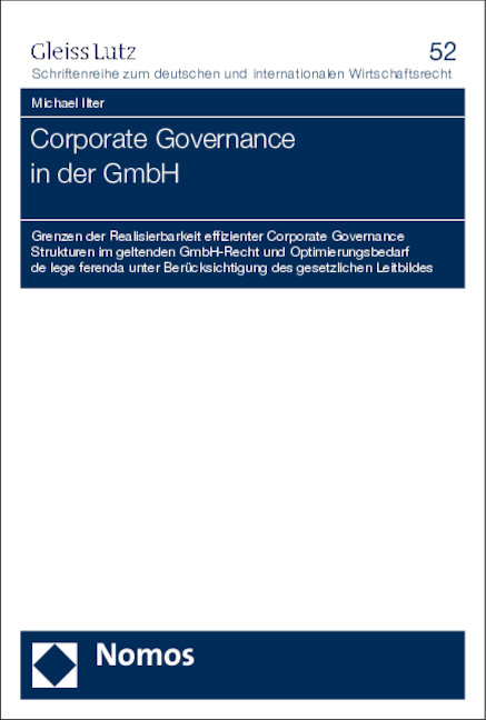 Corporate Governance in der GmbH - Michael Ilter