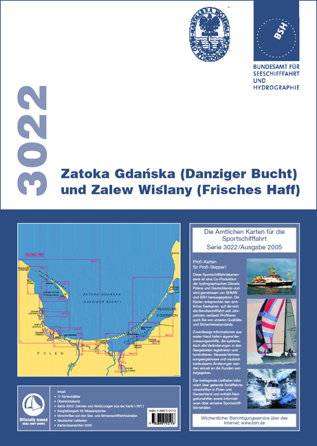 Zatoka Gdanska (Danziger Bucht) und Zalew Wislany (Frisches Haff)