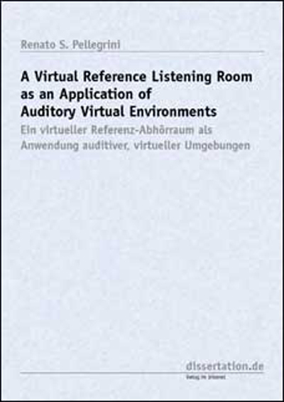 A virtual reference listening room as an application of auditory virtual environments - Renato S Pellegrini