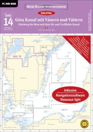 Satz 14: Götakanal mit Vänern und Vättern (DVD-ROM, Ausgabe 2015)