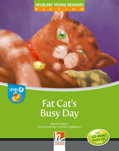 Young Reader, Level d, Fiction / Fat Cat's Busy Day, Big Book - Maria Cleary