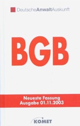 BGB - Bürgerliches Gesetzbuch