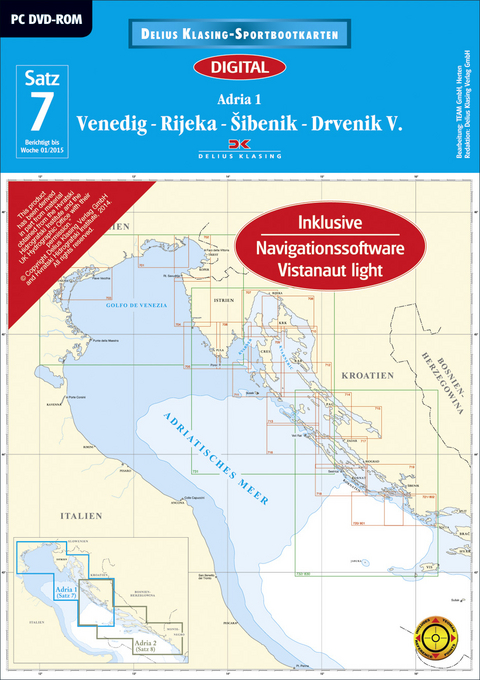 Satz 7: Venedig - Rijeka - Šibenik - Drvenik V. (DVD-ROM, Ausgabe 2015)